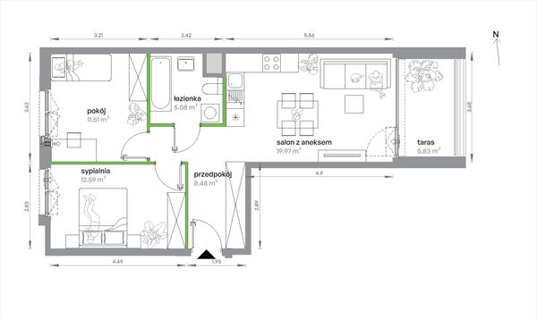 Rzut Sochaczewska Vita - 2-A-4-1