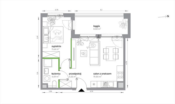 Rzut Sochaczewska Vita - 2-B-4-8