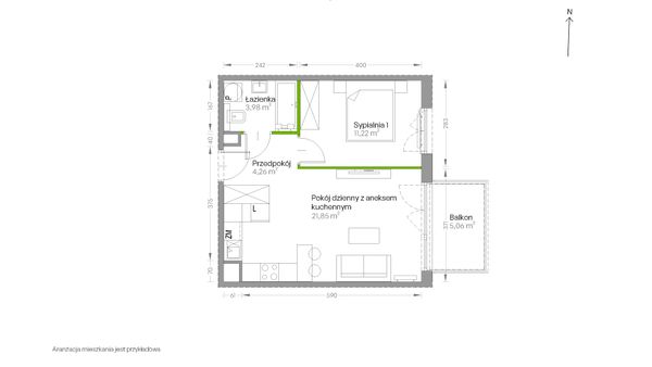 Rzut Centralna Vita - D.080