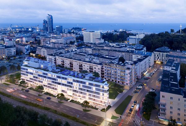Rzut Miasto Gdy - Mieszkanie na sprzedaż, Gdynia, Śródmieście, 1454111  PLN