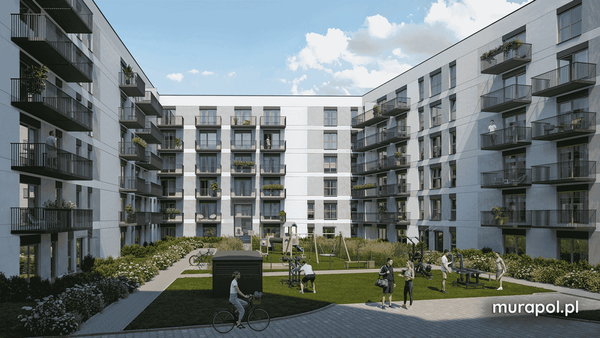 Rzut Murapol Nowe Bogucice  - Mieszkanie na sprzedaż, Katowice, Bogucice, 594810  PLN