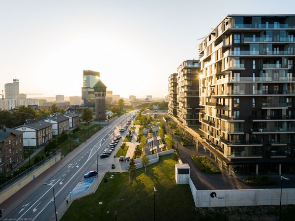 Rzut Pierwsza Dzielnica - Mieszkanie na sprzedaż, Katowice, Bogucice, 880736  PLN