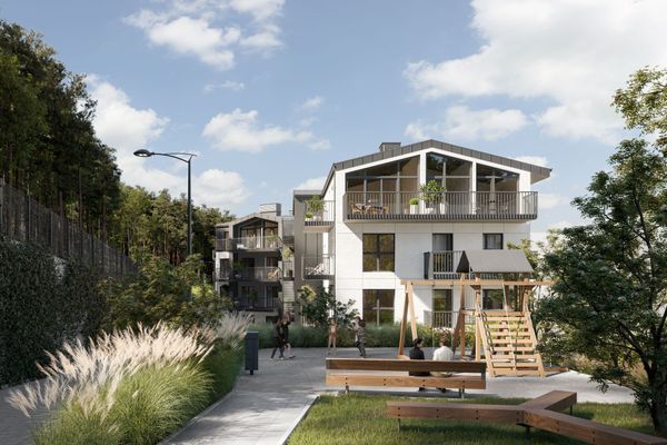 Rzut Zbożowa - Mieszkanie na sprzedaż, Gdynia, Cisowa, 613682  PLN