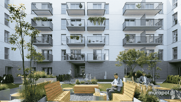 Rzut Murapol MainPoint - Mieszkanie na sprzedaż, Bielsko-Biała, Biała Śródmieście, 384666  PLN