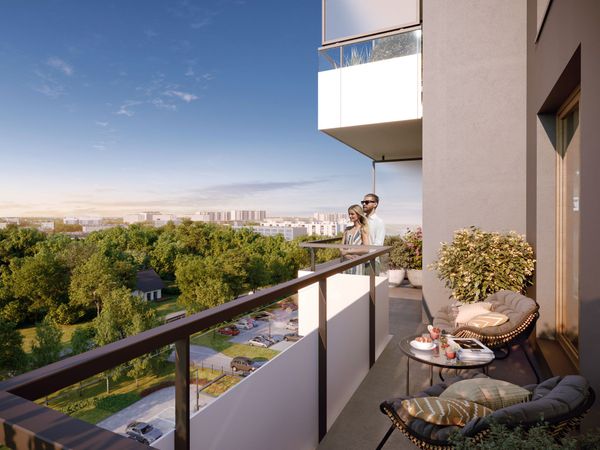 Rzut Osiedle przy Malborskiej - Mieszkanie na sprzedaż, Kraków, Podgórze Duchackie, 752514  PLN