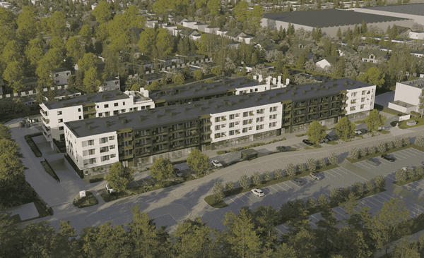 Rzut Ostoja Przylesie - Mieszkanie na sprzedaż, Leszno, 437760  PLN