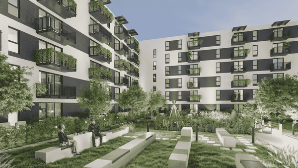 Rzut Enklawa Bukowa II - Mieszkanie na sprzedaż, Kraków, Podgórze, 678990  PLN