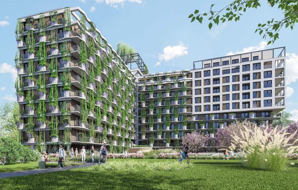 Rzut Semiramis - Mieszkanie na sprzedaż, Katowice, Bogucice, 594895  PLN