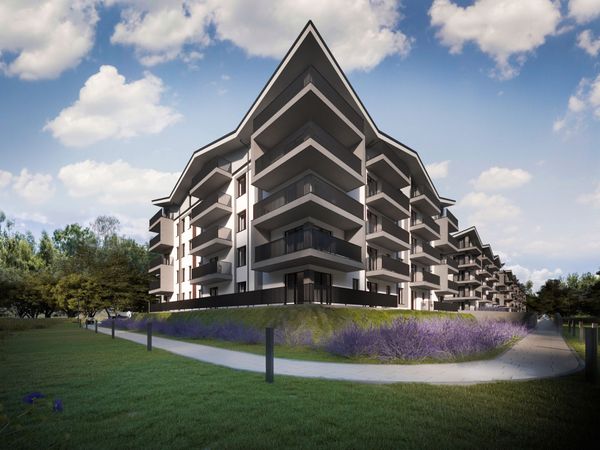 Rzut Botanic Park - Mieszkanie na sprzedaż, Łódź, Polesie, 1055700  PLN