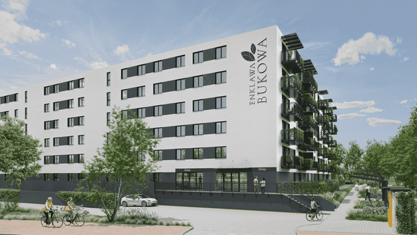 Rzut Enklawa Bukowa II - Mieszkanie na sprzedaż, Kraków, Podgórze, 620250  PLN