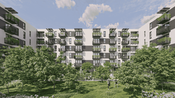 Rzut Enklawa Bukowa II - Mieszkanie na sprzedaż, Kraków, Podgórze, 635136  PLN