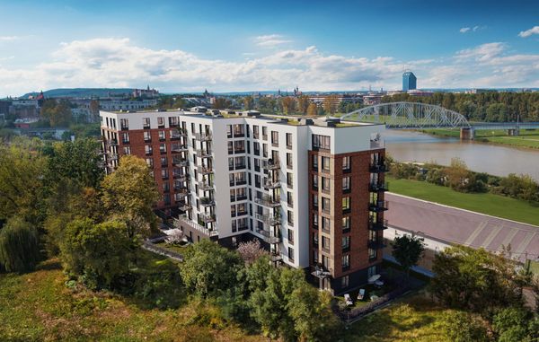 Rzut Apartamenty Portowa - Mieszkanie na sprzedaż, Kraków, Podgórze, 1082000  PLN