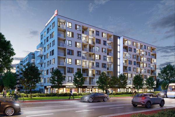 Rzut Hubska 100 - Mieszkanie na sprzedaż, Wrocław, Krzyki, 656564  PLN