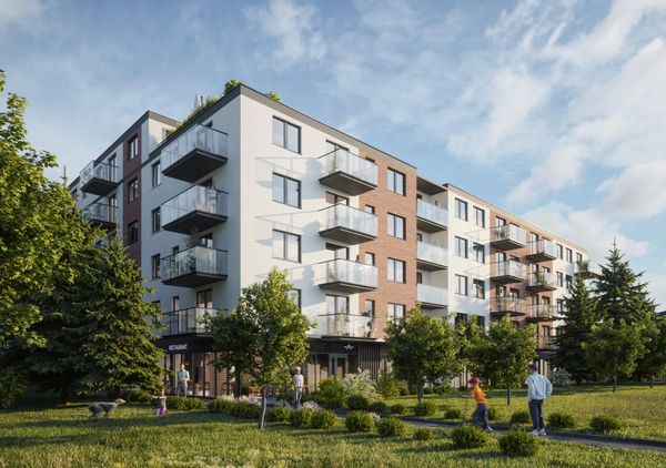 Rzut Przystanek Tarnogaj - Mieszkanie na sprzedaż, Wrocław, Krzyki