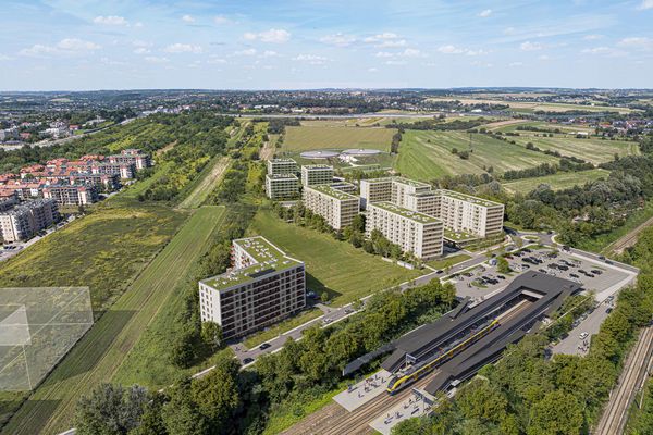 Rzut Przystanek Prądnik  - Mieszkanie na sprzedaż, Kraków, Prądnik Biały, 933394  PLN