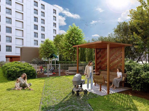 Rzut Przystanek Prądnik  - Mieszkanie na sprzedaż, Kraków, Prądnik Biały, 598650  PLN