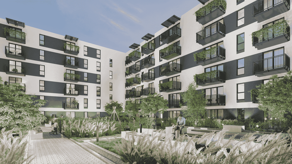 Rzut Enklawa Bukowa II - Mieszkanie na sprzedaż, Kraków, Podgórze, 622720  PLN