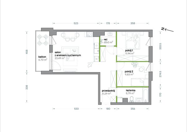 Rzut Podhalańska Vita - B/KL3/2/02