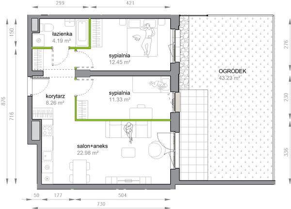 Rzut Przy Parku Vita - M3/1/0/2