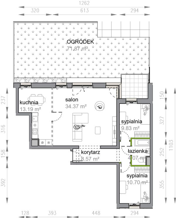 Rzut Przy Parku Vita - M3/2/0/3