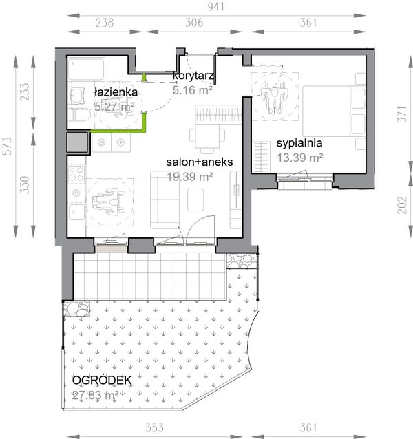 Rzut Przy Parku Vita - M3/2/0/4