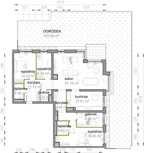 Rzut Przy Parku Vita - M3/3/0/2