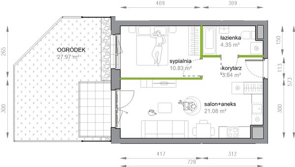 Rzut Przy Parku Vita - M3/3/0/6