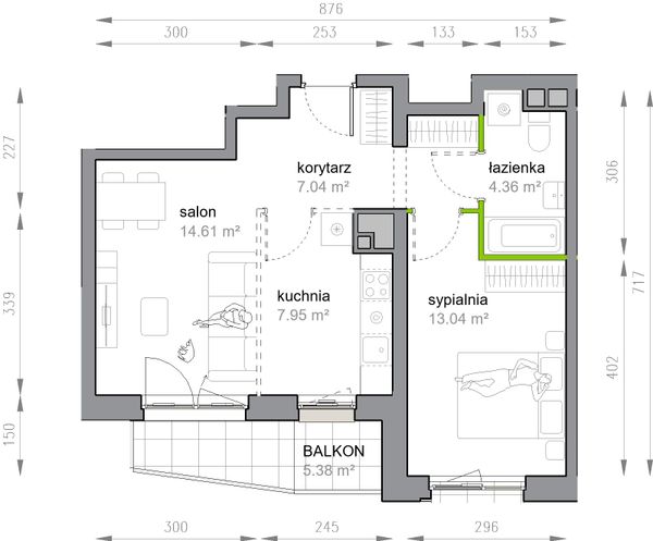 Rzut Przy Parku Vita - M3/2/3/15