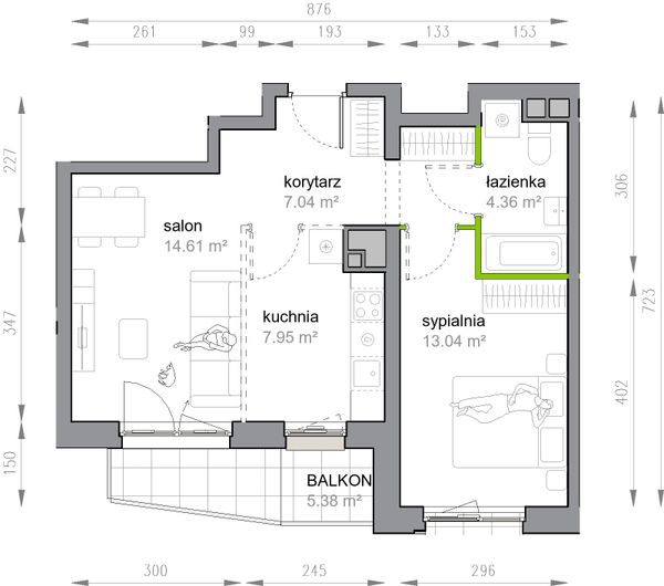 Rzut Przy Parku Vita - M3/2/4/19