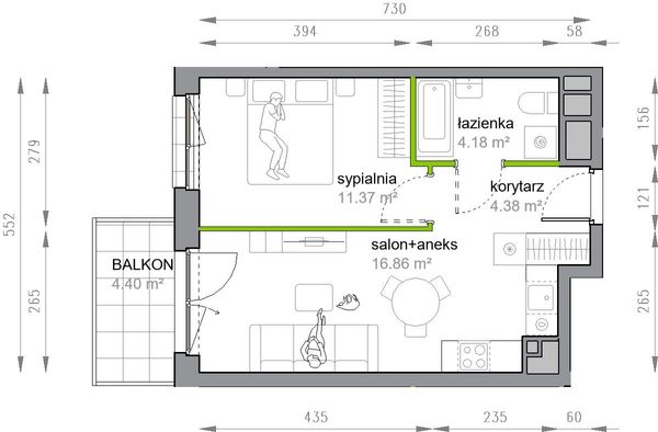 Rzut Przy Parku Vita - M3/1/5/47