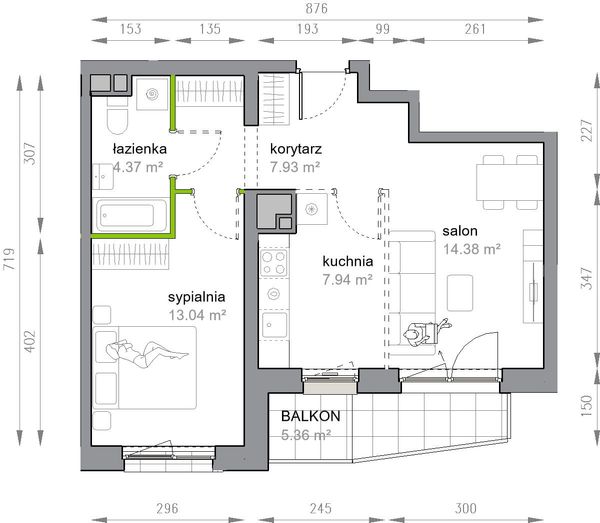 Rzut Przy Parku Vita - M3/2/5/22