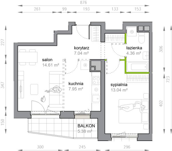 Rzut Przy Parku Vita - M3/2/5/23