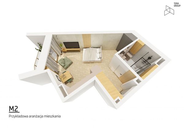 Rzut Apollo Bulvar - Mieszkanie na sprzedaż, Kielce, Centrum, 445643  PLN