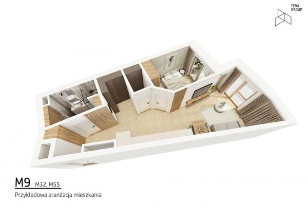 Rzut Apollo Bulvar - Mieszkanie na sprzedaż, Kielce, Centrum, 603333  PLN