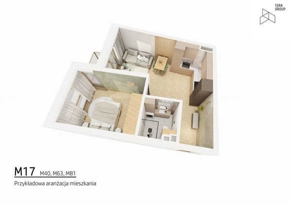 Rzut Apollo Bulvar - Mieszkanie na sprzedaż, Kielce, Centrum, 552965  PLN