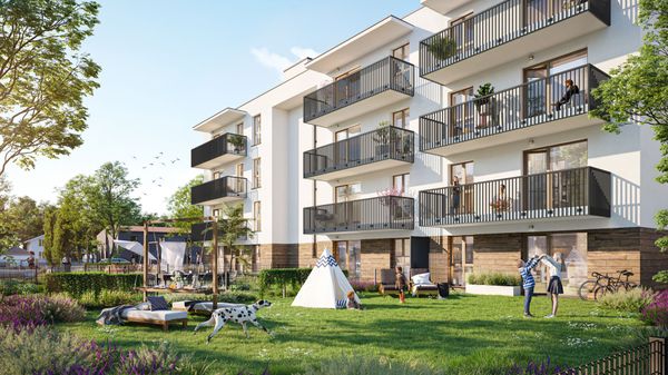 Rzut Wawer Go 2.0 - Mieszkanie na sprzedaż, Warszawa, Wawer, 607411  PLN