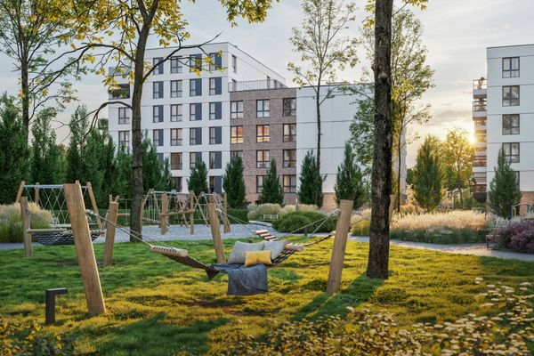 Rzut Hipoteczna Park - Mieszkanie na sprzedaż, Łódź, Bałuty, 430390  PLN