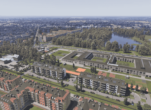 Rzut EcoVista Stabłowice - Mieszkanie na sprzedaż, Wrocław, Fabryczna, 455920  PLN