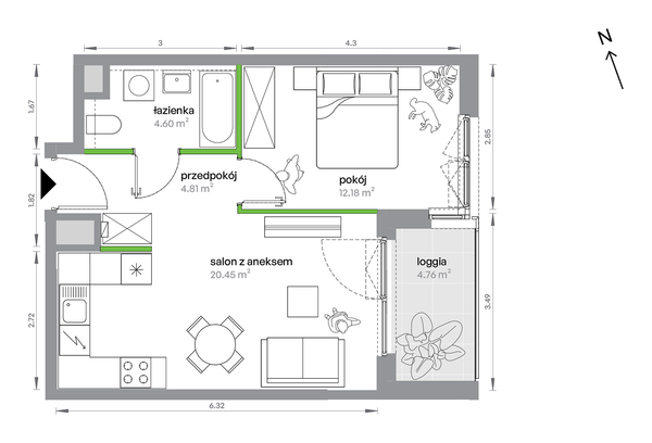 Rzut M Bemowo - AA0503/4