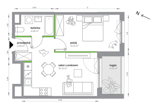 Rzut M Bemowo - BC0304/4