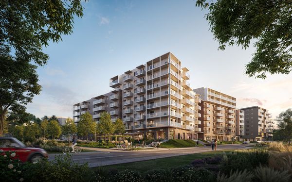 Rzut Nowe Promenady II - Mieszkanie na sprzedaż, Wrocław, Psie Pole, 561201  PLN