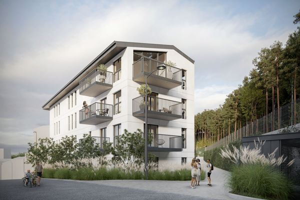Rzut Zbożowa - Mieszkanie na sprzedaż, Gdynia, Cisowa, 887838  PLN