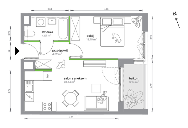Rzut M Bemowo - AA0106/4