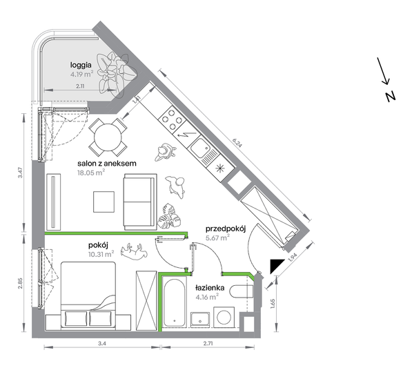 Rzut M Bemowo - BC0402/4