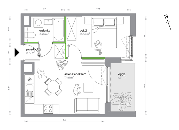 Rzut M Bemowo - AB0502/4