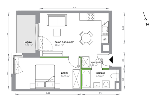 Rzut M Bemowo - AC0401/4