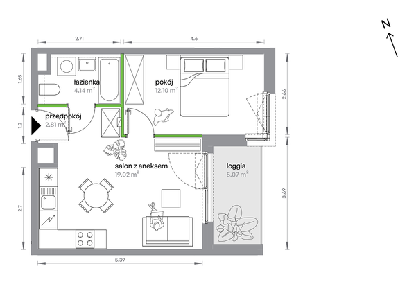 Rzut M Bemowo - AC0402/4