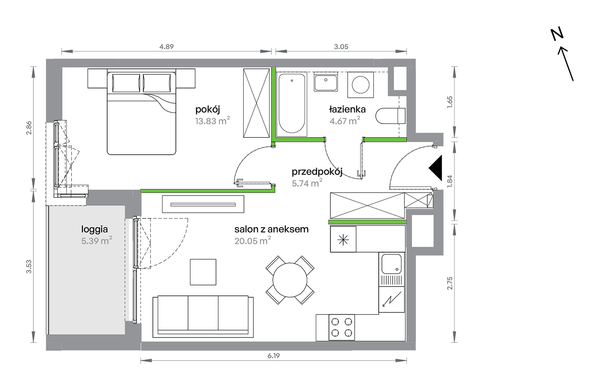Rzut M Bemowo - AC0408/4