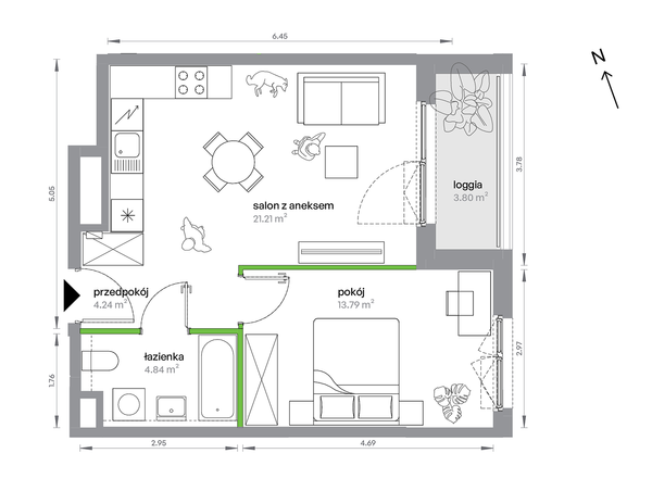 Rzut M Bemowo - BB0102/4