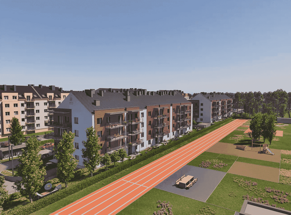 Rzut EcoVista Stabłowice - Mieszkanie na sprzedaż, Wrocław, Fabryczna, 564375  PLN